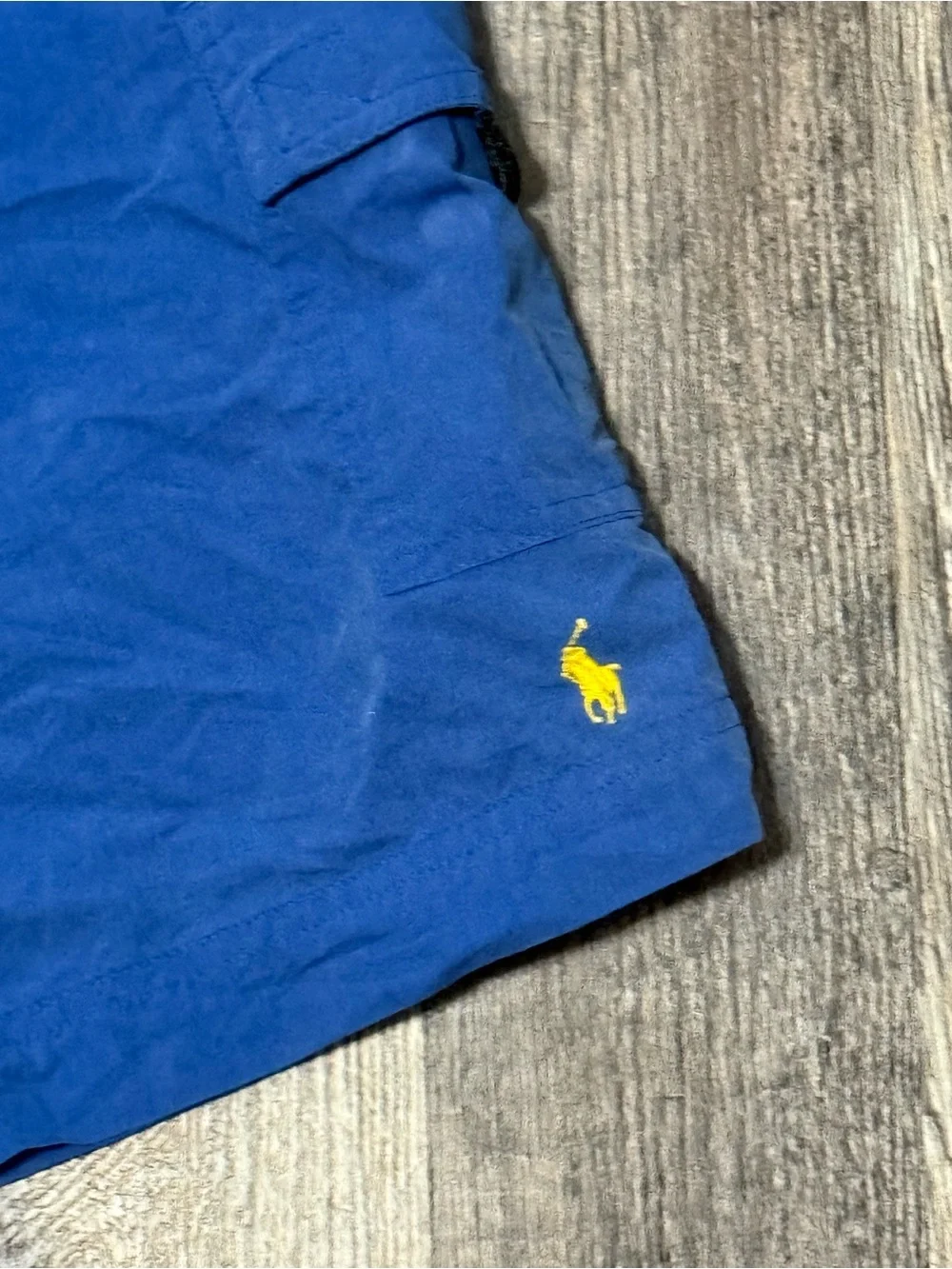 Polo by Ralph Lauren Royal Blue Swim Trunks with Yellow Pony